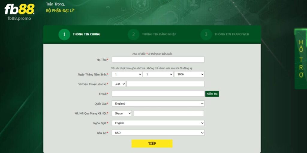 Trở thành nhà phân phối fb88 một cách nhanh chóng với 3 bước đơn giản